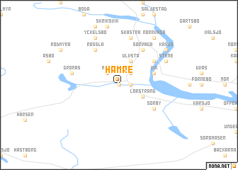 map of Hamre