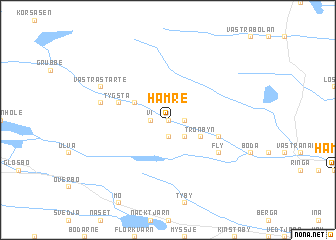 map of Hamre