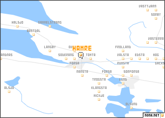 map of Hamre