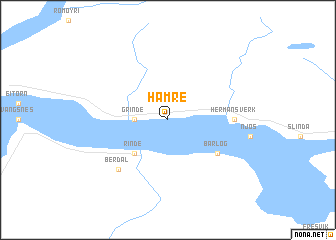 map of Hamre