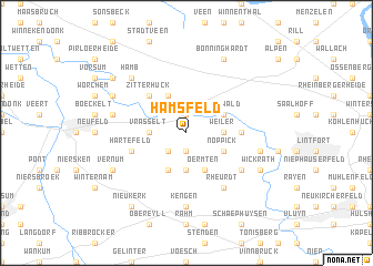 map of Hamsfeld