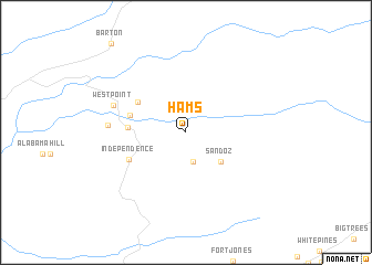 map of Hams