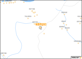 map of Ḩamūkī