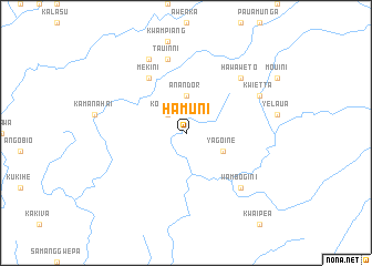 map of Hamuni