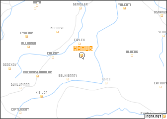 map of Hamur