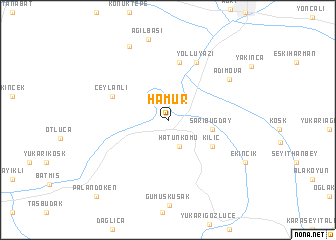 map of Hamur