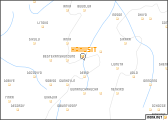 map of Hamusīt