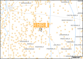 map of Hamūwāla