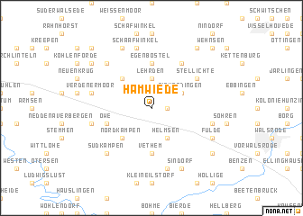 map of Hamwiede