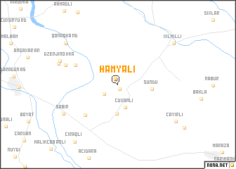 map of Hǝmyǝli