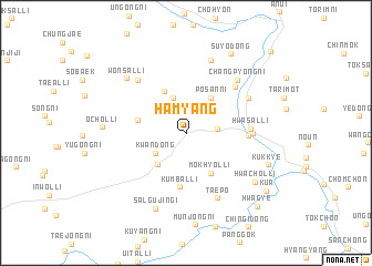 Hamyang (Korea, South) map - nona.net