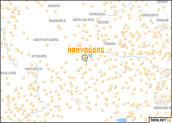 map of Hamyo-dong