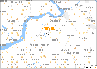 map of Hamyŏl