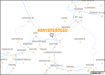 map of Hamyŏn\