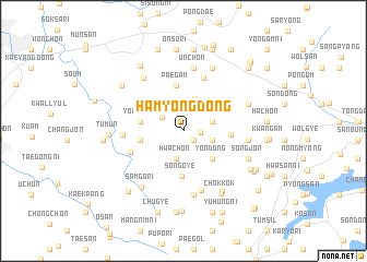 map of Hamyŏng-dong
