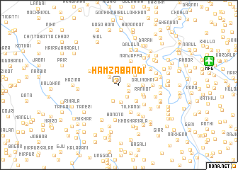 map of Hamza Bāndi