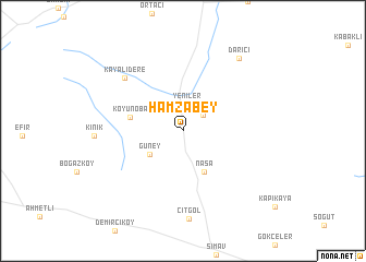 map of Hamzabey