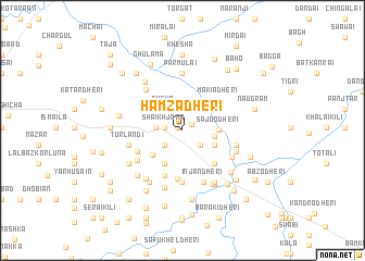 map of Hamzadheri