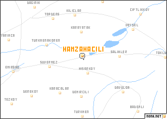 map of Hamzahacılı