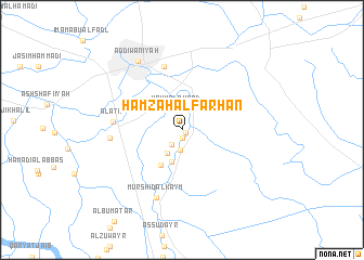 map of Ḩamzah Āl Farḩān