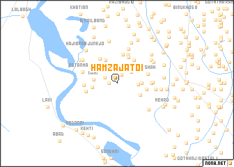 map of Hamza Jatoi