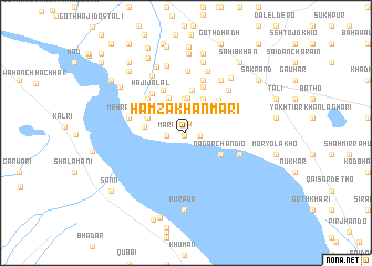 map of Hamza Khān Māri