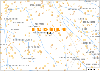 map of Hamza Khān Tālpur