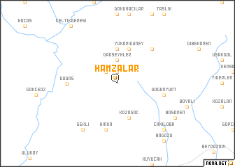 map of Hamzalar