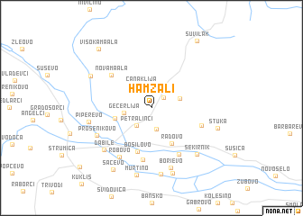 map of Hamzali