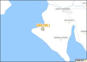 map of Hamzalı