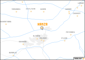 map of Hamza