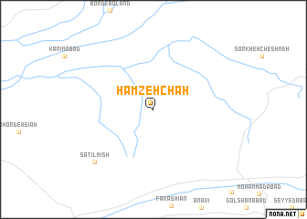 map of Ḩamzeh Chāh