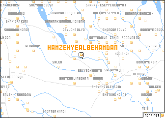 map of Ḩamzeh-ye al Beḩamdān