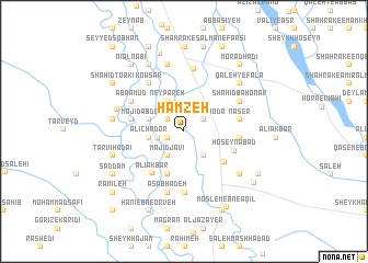 map of Ḩamzeh