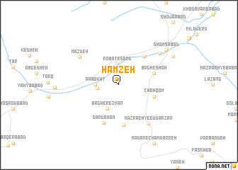 map of Ḩamzeh