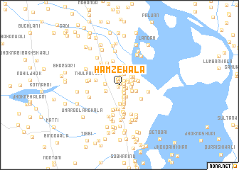 map of Hamzewāla