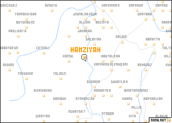 map of Ḩamzīyah