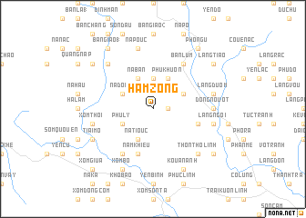 map of Ham Zong