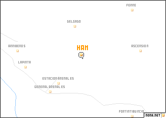 map of Ham