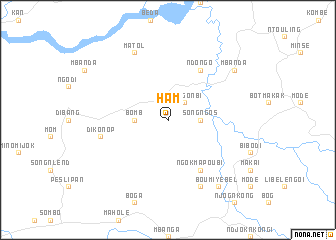 map of Ham