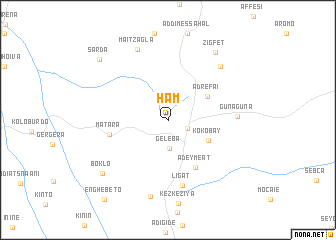 map of Ham