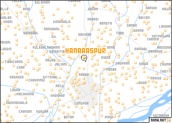 map of Hanāāaspur