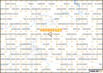 map of Hanaarden