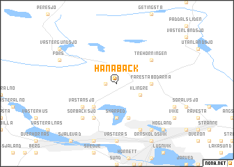 map of Hanabäck