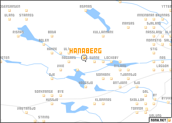 map of Hanaberg