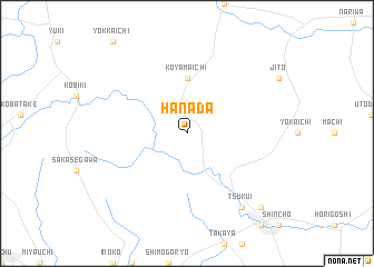 map of Hanada