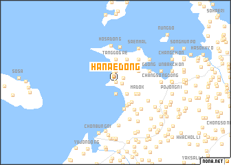 map of Hanae-dong