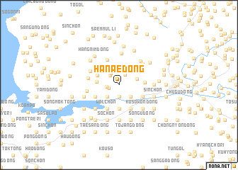 map of Hanae-dong