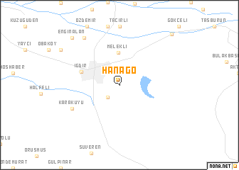 map of Hanago