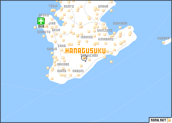 map of Hanagusuku